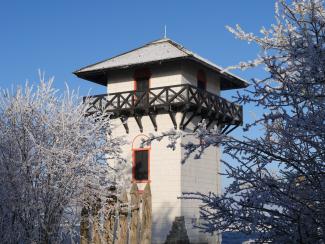 Turm im Winter