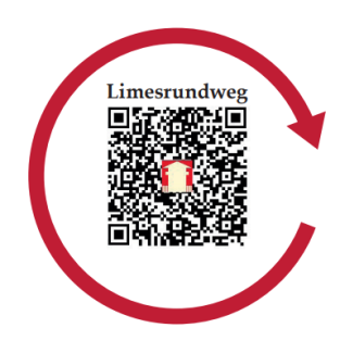 Limesrundweg Schild mit QR Code